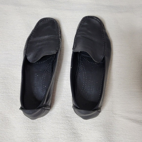 Cole Haan Shoes Flats Size 7 Casual Slip On Loafer Black Leather - Picture 4 of 16